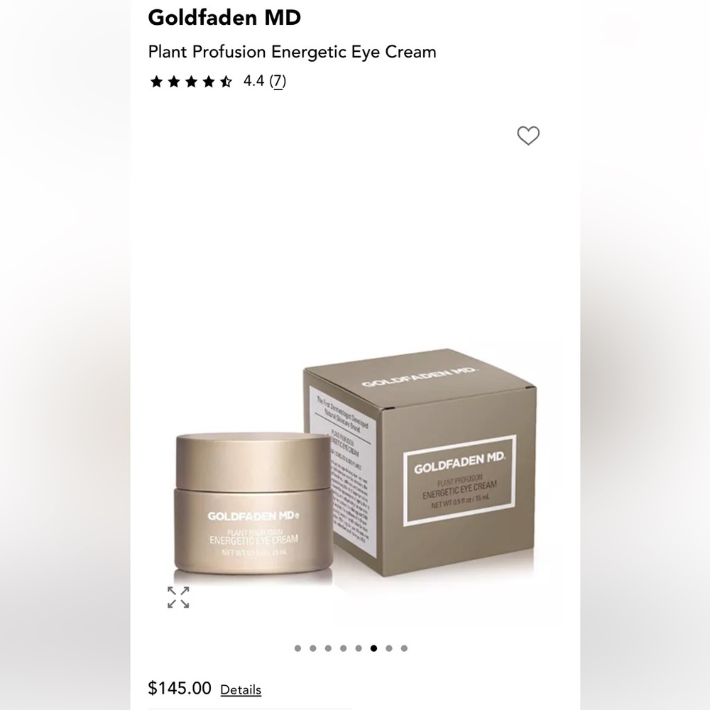 NWT💕Goldfaden MD
Plant Profusion Energetic Eye Cream
